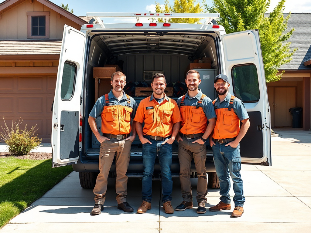 Boulder insulation crew and truck